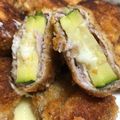 pinat's cooksnap of when they made ナスとチーズのミルフィーユカツ・豚カツ.