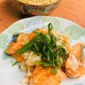 島子☆'s cooksnap of when they made 一度に２品♪時短で楽々♪鮭と炊き込みご飯.