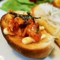 アイリッシュショコラ's cooksnap of when they made おひとりさまパンがサクサクキムチトースト.