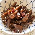 てんちゃ☆彡's cooksnap of when they made 簡単な一品♪定番【ピリ辛こんにゃく】.