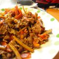 Ｋazu's cooksnap of when they made 豚ごぼう.