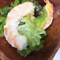 yuri827's cooksnap of when they made ロメインレタスとえびのマヨソテー.