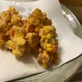 クックSUPWL9☆'s cooksnap of when they made 鶏胸肉とコーンのかき揚げ.