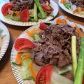 ricosweets's cooksnap of when they made リボンサラダ冷しゃぶ　柔らかいお肉に秘密.