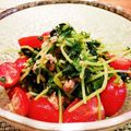 ぴょんいちろう's cooksnap of when they made 豆苗とトマトとツナのサラダ.