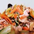 Mmeいくこ's cooksnap of when they made 豚肉と青梗菜のエスニック炒め.