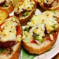 ころころころころ～♪'s cooksnap of when they made フランスパンで作る簡単ピザ〜♪.