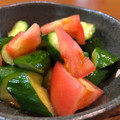 𝓈𝒽ℴ𝓇𝓉𝒸𝒶𝓀ℯ♡'s cooksnap of when they made トマトときゅうりの和え物.