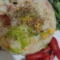 もちうさっち's cooksnap of when they made 喜ばれめし☆ベーコンレタスのマヨ炒飯。.