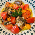 ＊＊もっさん＊＊'s cooksnap of when they made レンジで簡単！サバ缶とトマトのハーブ炒め.