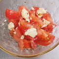 あたりめっこ's cooksnap of when they made トマトとクリームチーズのカプレーゼ風.