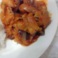 アラレ☆'s cooksnap of when they made 鶏肉とナスのトマト煮込み.