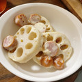 ももちくん's cooksnap of when they made シャキッと！れんこんのマスタードマヨ.