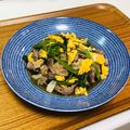 Asato★'s cooksnap of when they made ササッと美味し♡豚肉と卵と空芯菜炒め.