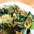 桜月❀咲良mommy's cooksnap of when they made チンゲン菜と春雨のオイスターソース炒め.