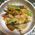 けんよこ's cooksnap of when they made 厚揚げと小松菜の卵とじ.