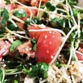 Asuka。's cooksnap of when they made かいわれとトマト＆クリチのおつまみ♫.