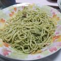 ふじもんもん☆'s cooksnap of when they made 和風パスタ☆大葉のジェノベーゼ.