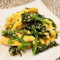 アイリッシュショコラ's cooksnap of when they made 簡単☆ほうれん草と明太子の卵炒め.