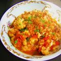 ひさかた's cooksnap of when they made カリフラワーのアンチョビトマト煮込み.