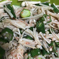 お願いひつじ's cooksnap of when they made オクラとえのきの明太マヨ和え.