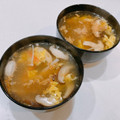 ゆにこーん☆'s cooksnap of when they made 春雨とカニカマ卵のスープ♪簡単.