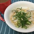 クック70BMJ8☆'s cooksnap of when they made 蒸し鶏のオートミール中華粥.