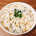 しゃぶしゃぶ肉's cooksnap of when they made 1才半の息子に✩簡単鮭しそご飯｡:°ஐ♡.