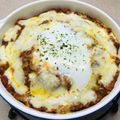 ほろまる's cooksnap of when they made キーマカレーの残りで簡単ドリア♪.