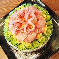 ちゃぼっちゃ's cooksnap of when they made ★お寿司のケーキ★冷蔵庫にあるもので♪.
