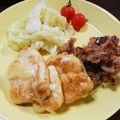 ちえたろう's cooksnap of when they made 美味！簡単！鶏ムネの大蒜バター醤油チーズ.