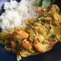 Pikakelani's cooksnap of when they made クンパッポンカリー（海老のカレー炒め）.