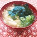 あーこ姐's cooksnap of when they made 朝ごはん＊味噌汁に後乗せわかめ.