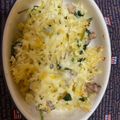 もも☆ピピ's cooksnap of when they made 鶏肉とほうれん草のマカロニグラタン.