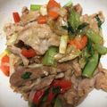 anemonenan's cooksnap of when they made 小松菜と豚こま肉とパプリカの中華炒め.
