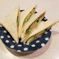 min☆___'s cooksnap of when they made ＊ハム・レタス・きゅうりのサンドイッチ＊.
