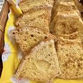 whitesandy's cooksnap of when they made シフォンケーキde溶けちゃうラスク♡.