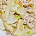 升田さん's cooksnap of when they made 大根と豚こま肉のマヨネーズソテー.