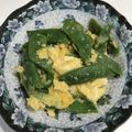 ムッサーわん's cooksnap of when they made モロッコいんげんの卵とじ.