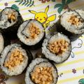 あたくし's cooksnap of when they made 子ども向け　一口納豆巻き.