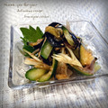 inyako's cooksnap of when they made 夏を感じる☆胡瓜　ミョウガ　茄子の和え物.