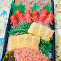☆３匹の子ぶた☆'s cooksnap of when they made タコさんで可愛く☆3~6色丼弁当.