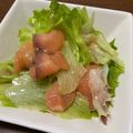うなちゃん！'s cooksnap of when they made スモークサーモンのお手軽サラダ.