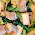 mako_cafe's cooksnap of when they made 鶏肉と小松菜の甘辛炒め.