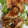 まん！'s cooksnap of when they made 鶏もも肉のポン酢でソテー♪サラダと共に♪.