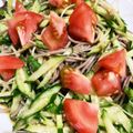 67luna's cooksnap of when they made 【ダイエット】簡単サラダ蕎麦レモン風味♪.