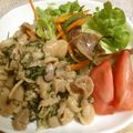 しゃむ伯爵's cooksnap of when they made 豚肉の大葉炒め生野菜添え.