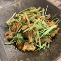 Miporin☆15's cooksnap of when they made パパッと♫水菜と舞茸のだし炒め.