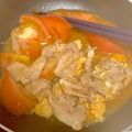 すけらっちょ's cooksnap of when they made 黒酢でさっぱり！トマトと豚バラの玉子炒め.