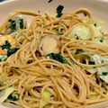 Risa0226's cooksnap of when they made モロヘイヤのパスタ★ぺペロンチーノ★.